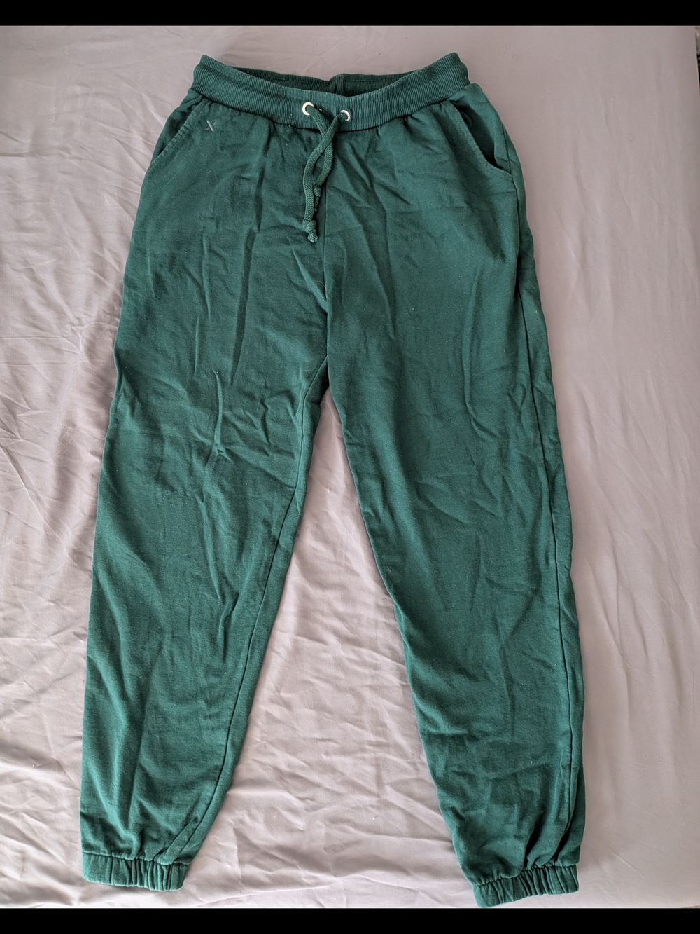 Collusion Forest Green Drawstring Jogger Sweatpants